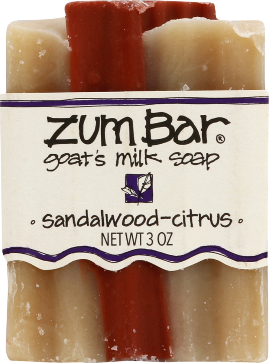 slide 1 of 10, Zum Bar Sandalwood-Citrus Soap 3 oz, 3 oz