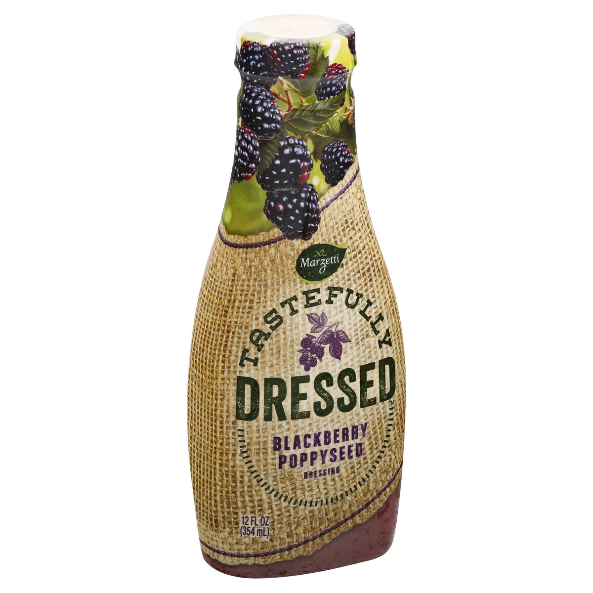 slide 2 of 10, Marzetti Tastefully Dressed Blackberry Poppyseed Dressing, 12 fl oz