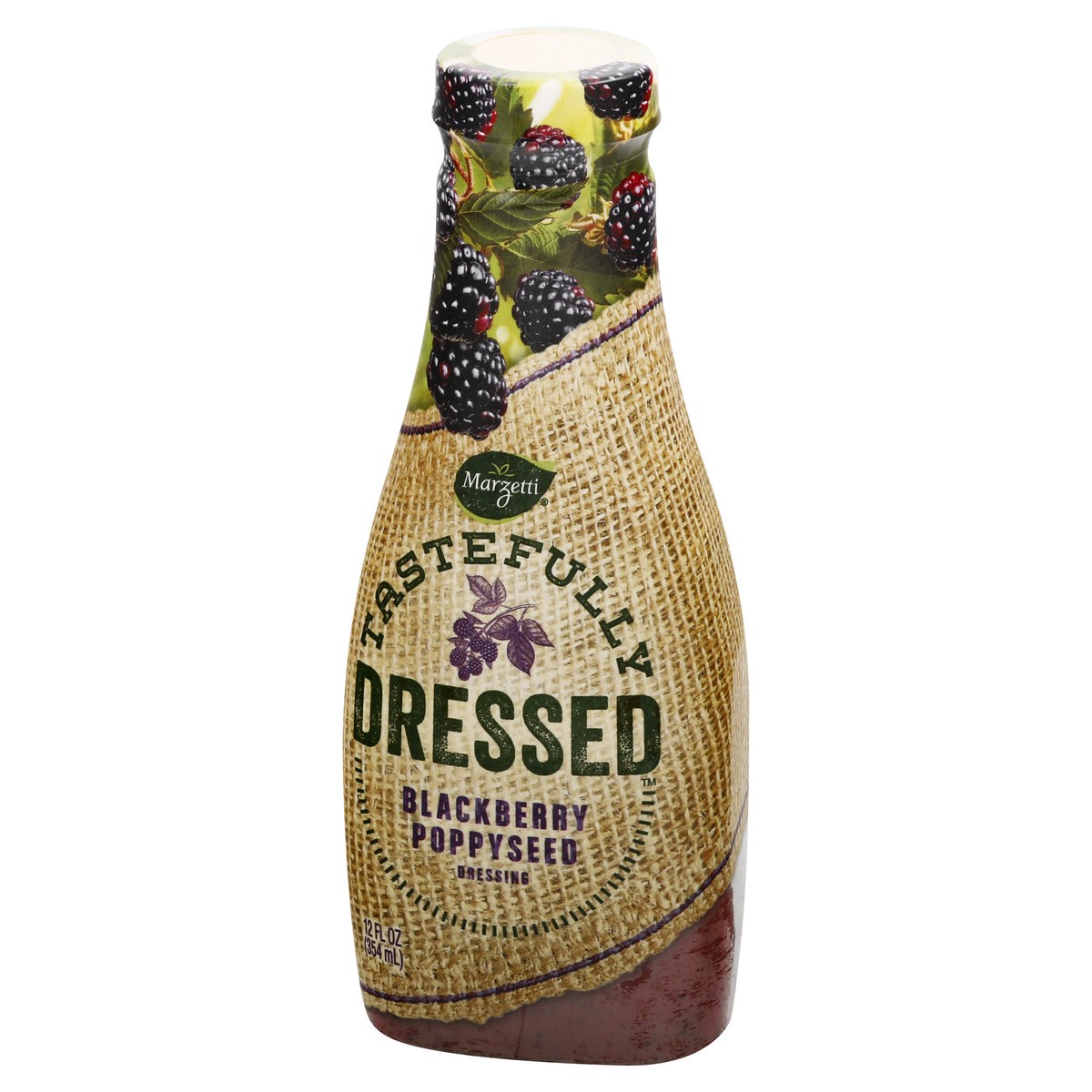 slide 3 of 10, Marzetti Tastefully Dressed Blackberry Poppyseed Dressing, 12 fl oz