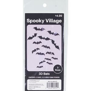 slide 1 of 1, Spooky Village 3D Critter Stickers Assortment, 1 ct