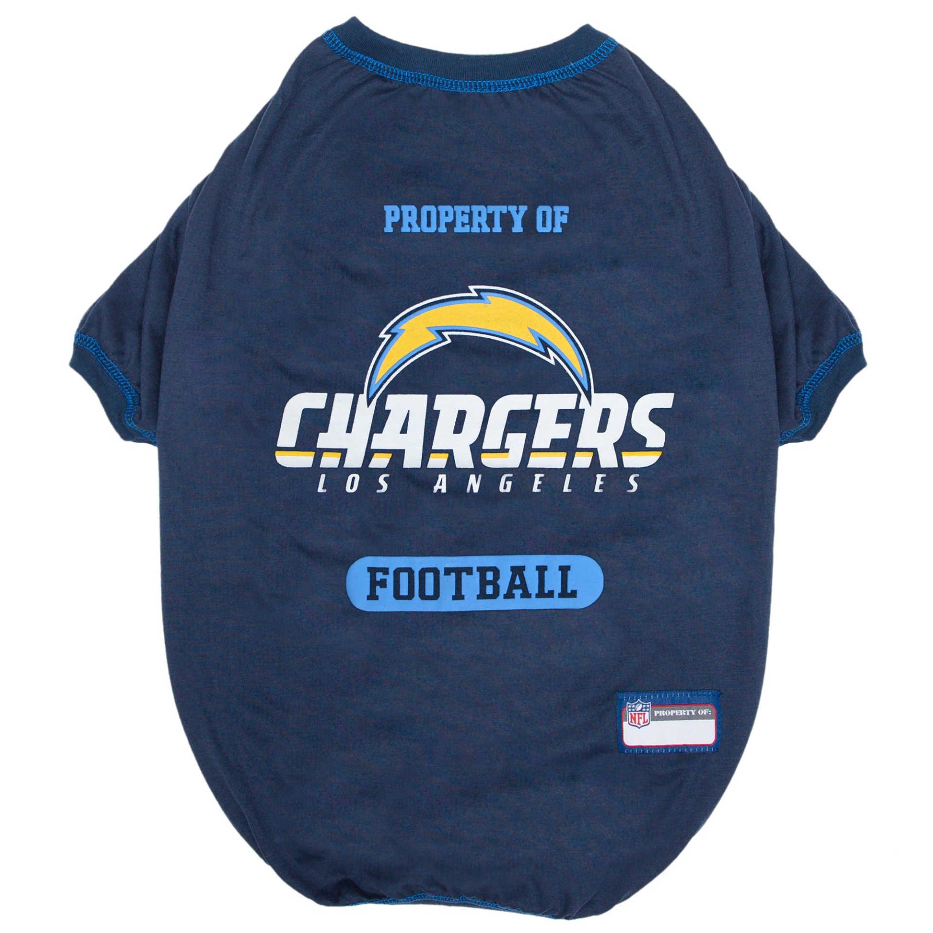 slide 1 of 1, Pets First Los Angeles Chargers Tee Shirt, LG