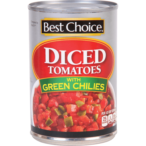 slide 1 of 1, Best Choice Tomatoes With Green Chilies, 14.5 oz