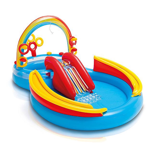 slide 3 of 5, Intex Rainbow Ring Play Center, 1 ct