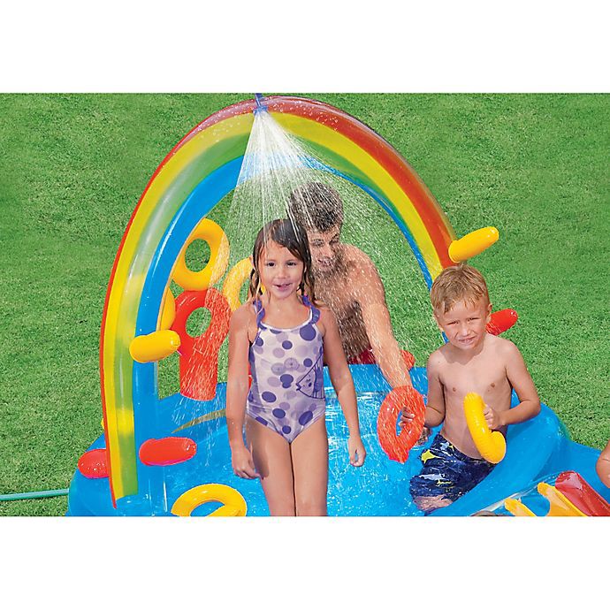 slide 5 of 5, Intex Rainbow Ring Play Center, 1 ct