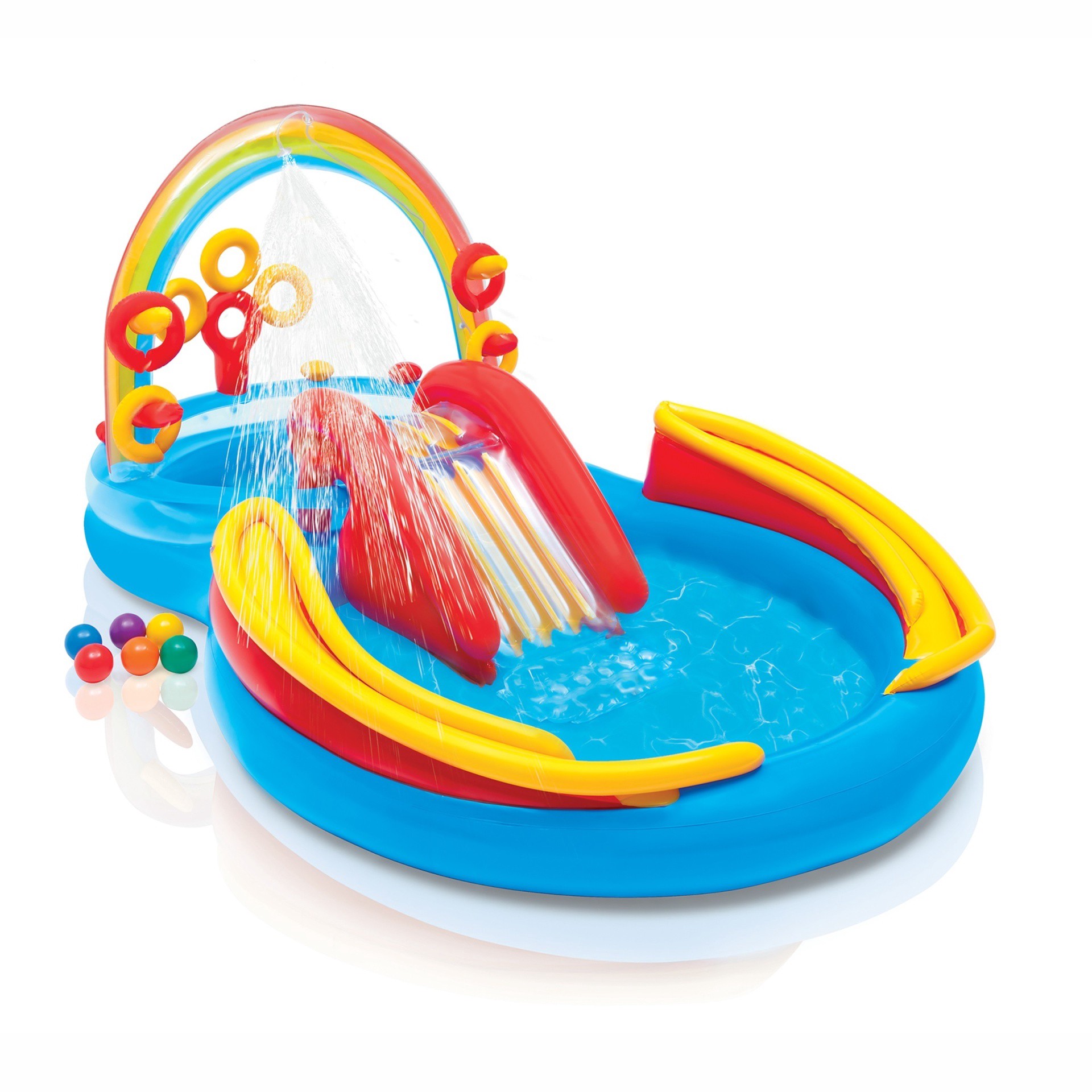 slide 1 of 5, Intex Rainbow Ring Play Center, 1 ct