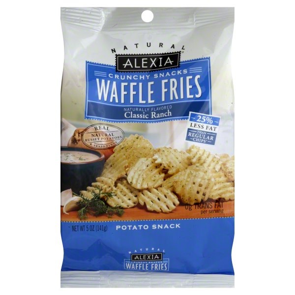 slide 1 of 1, Alexia Ranch Waffle Fries, 5 oz