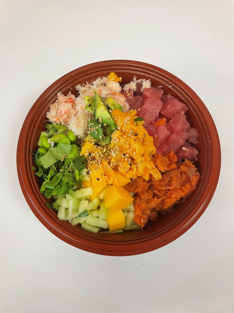 slide 1 of 1, Wabisan Asian Foods Poke Mango Combo, 1 ct
