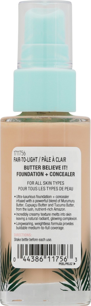 slide 9 of 13, Physicians Formula Murumuru Butter Foundation + Concealer Fair to Light, 1 fl oz