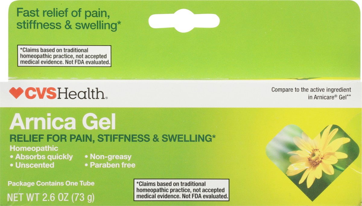 slide 12 of 14, CVS Health Homeopathic Arnica Gel, 2.6 Oz, 1 ct
