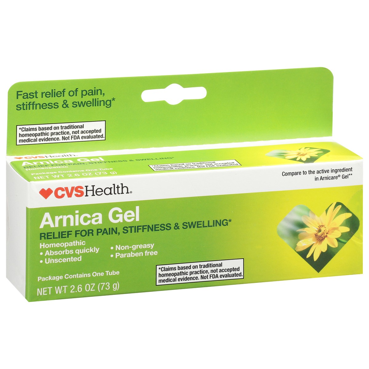 slide 4 of 14, CVS Health Homeopathic Arnica Gel, 2.6 Oz, 1 ct