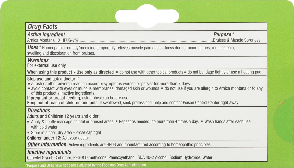 slide 14 of 14, CVS Health Homeopathic Arnica Gel, 2.6 Oz, 1 ct