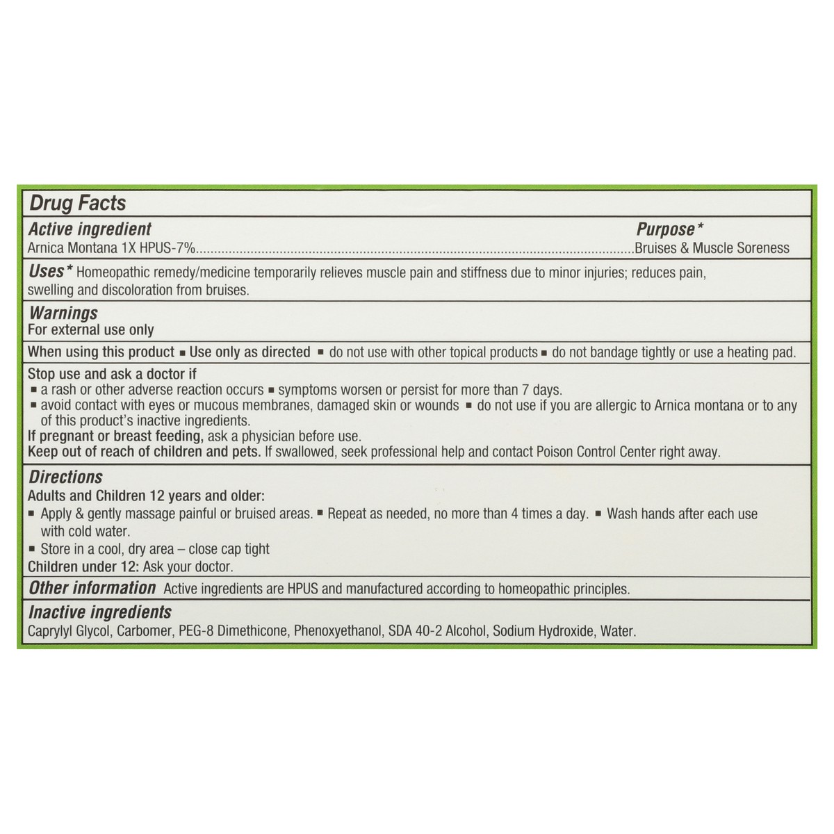 slide 3 of 14, CVS Health Homeopathic Arnica Gel, 2.6 Oz, 1 ct