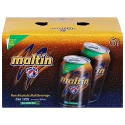 Maltin Polar Non-Alcoholic Malt Beverage 6 - 12 oz Cans