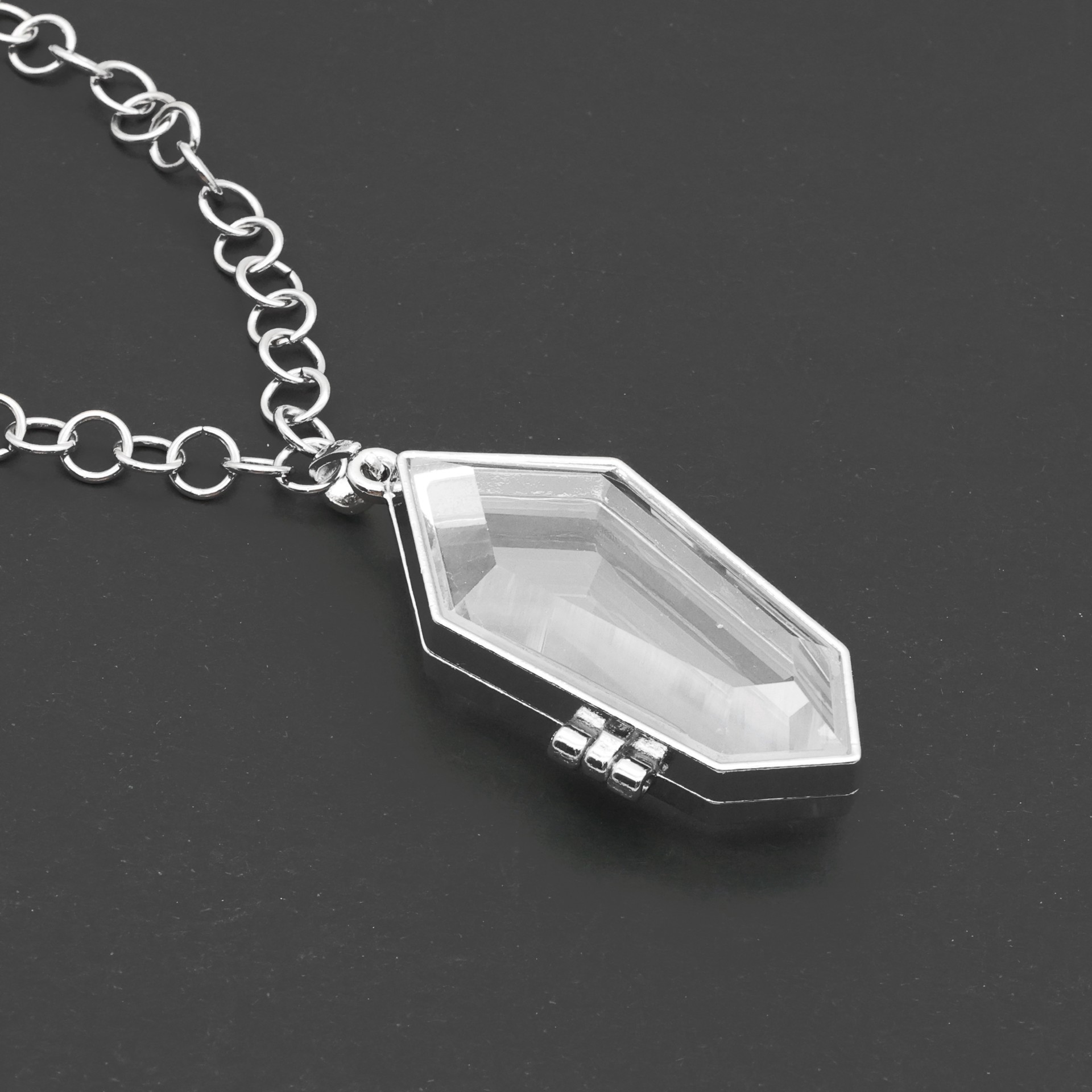 slide 3 of 4, Coffin Locket Charm By Bead Landing, 0.88 in x 2.17 in