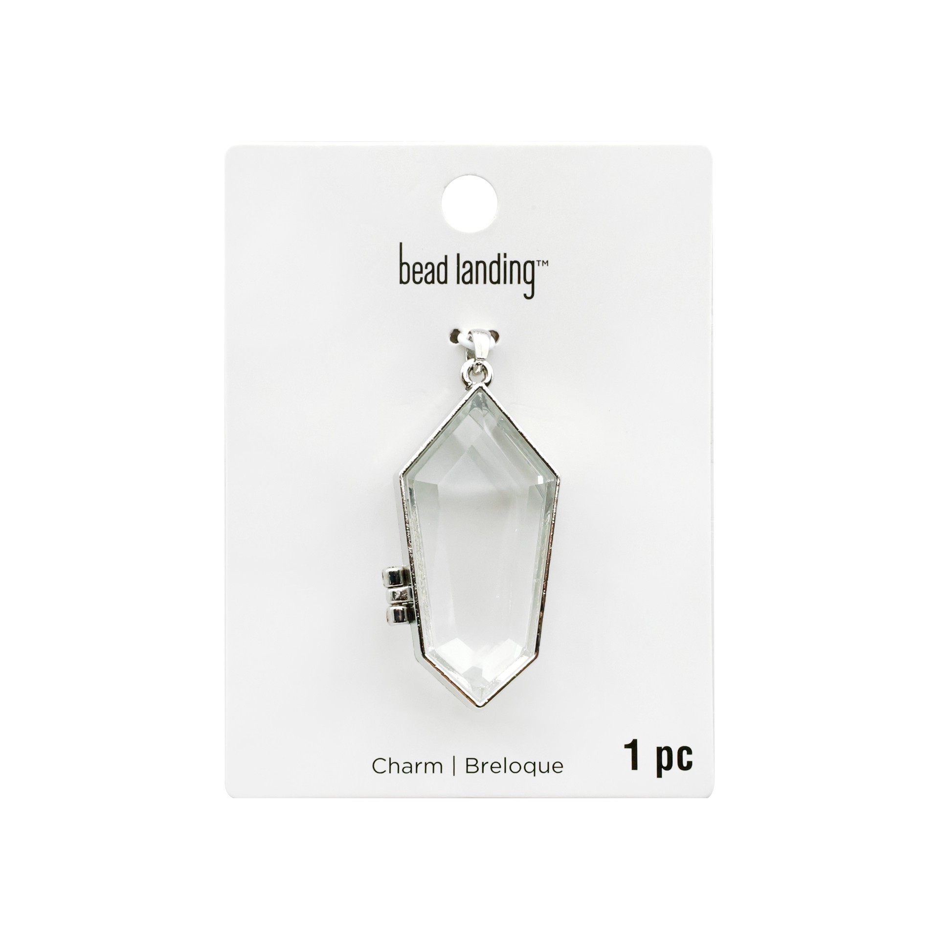 slide 2 of 4, Coffin Locket Charm By Bead Landing, 0.88 in x 2.17 in