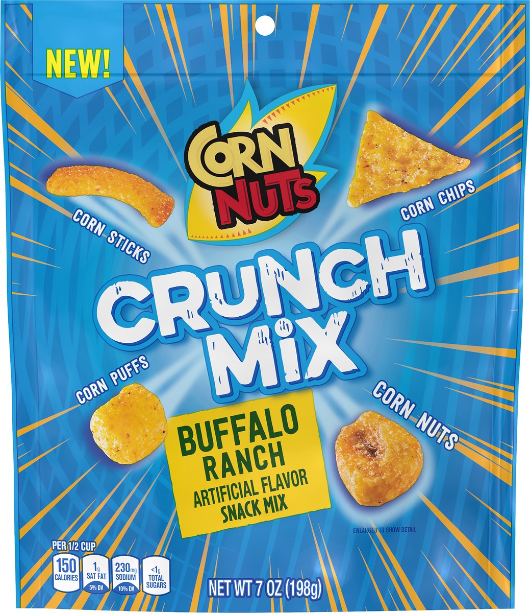 slide 6 of 10, Corn Nuts Crunch Mix Buffalo Ranch Snack Mix, 7 oz Bag, 7 oz