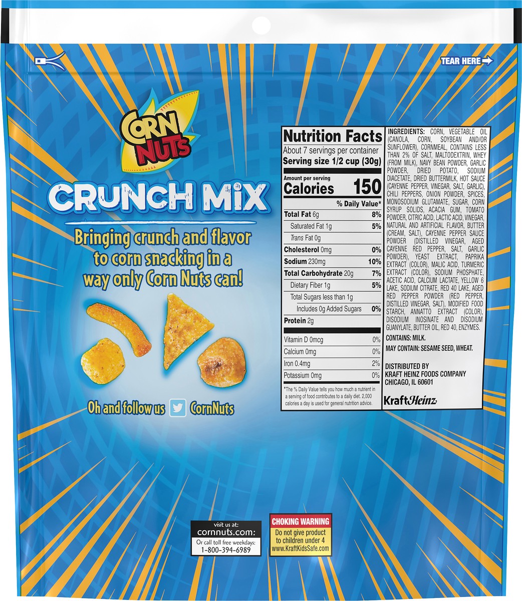 slide 9 of 10, Corn Nuts Crunch Mix Buffalo Ranch Snack Mix, 7 oz Bag, 7 oz