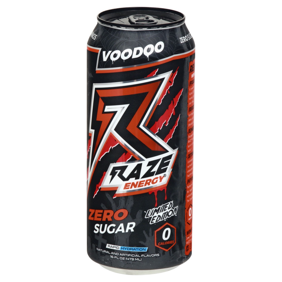 slide 10 of 12, Raze Vodoo Energy Drink 16 oz, 16 oz