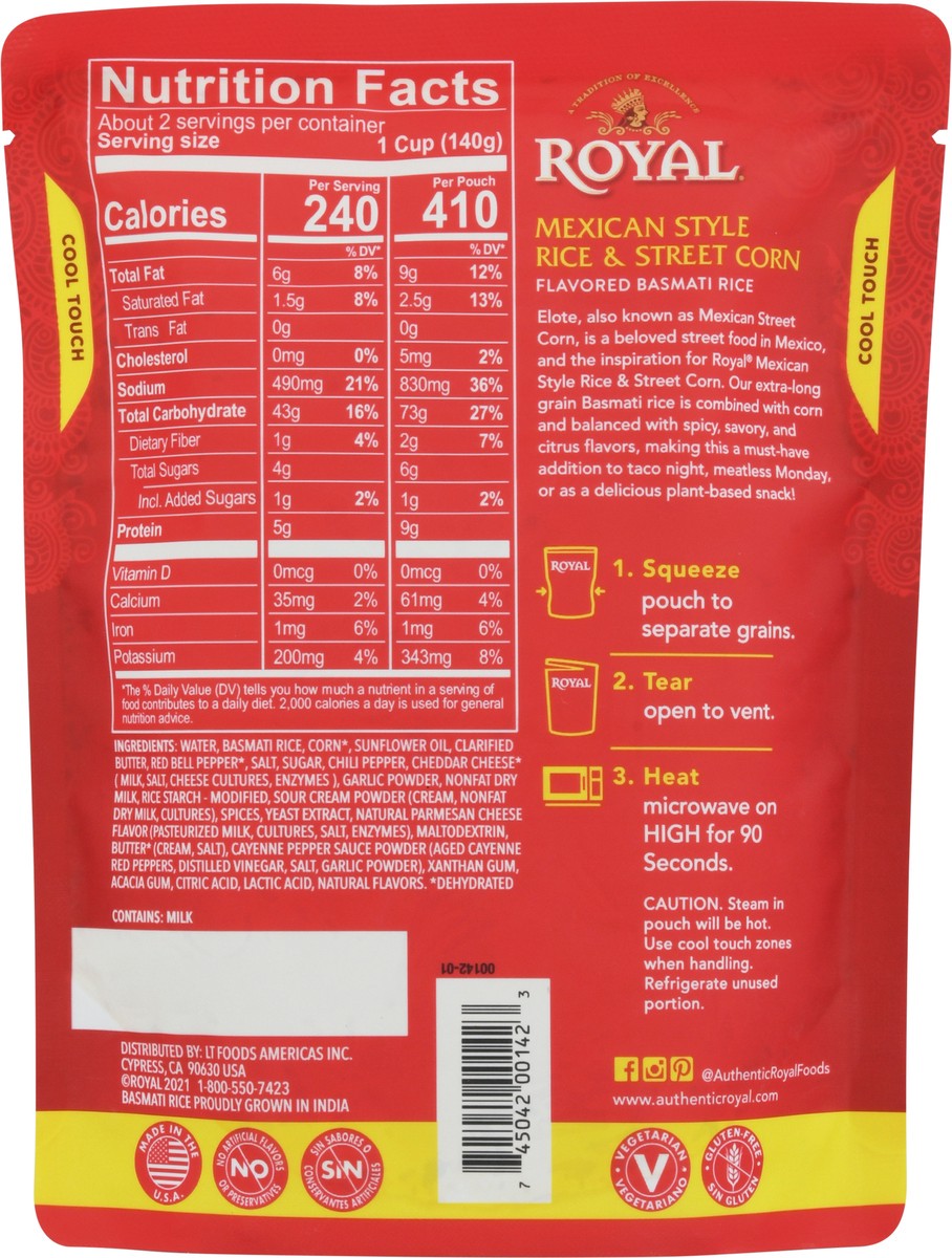 slide 3 of 9, Royal Mexican Style Rice & Street Corn 8.5 oz, 8.5 oz