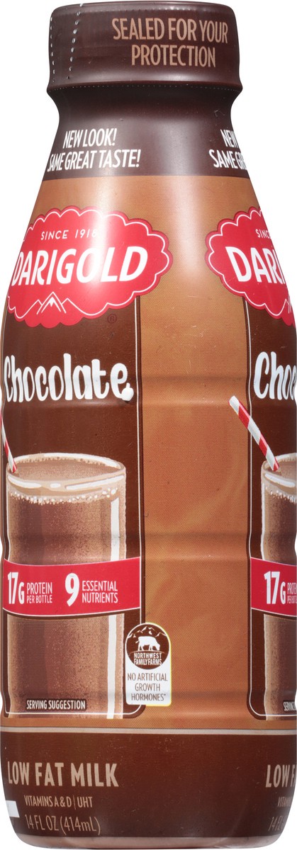 slide 6 of 13, Darigold Low Fat Chocolate Milk 14 fl oz, 14 fl oz