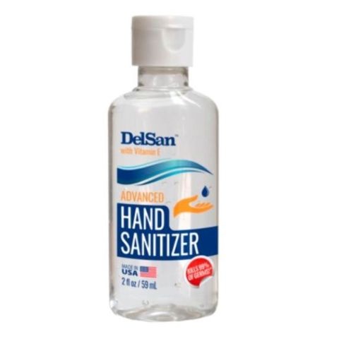 slide 1 of 1, Delsan Hand Sanitizer, 2 oz