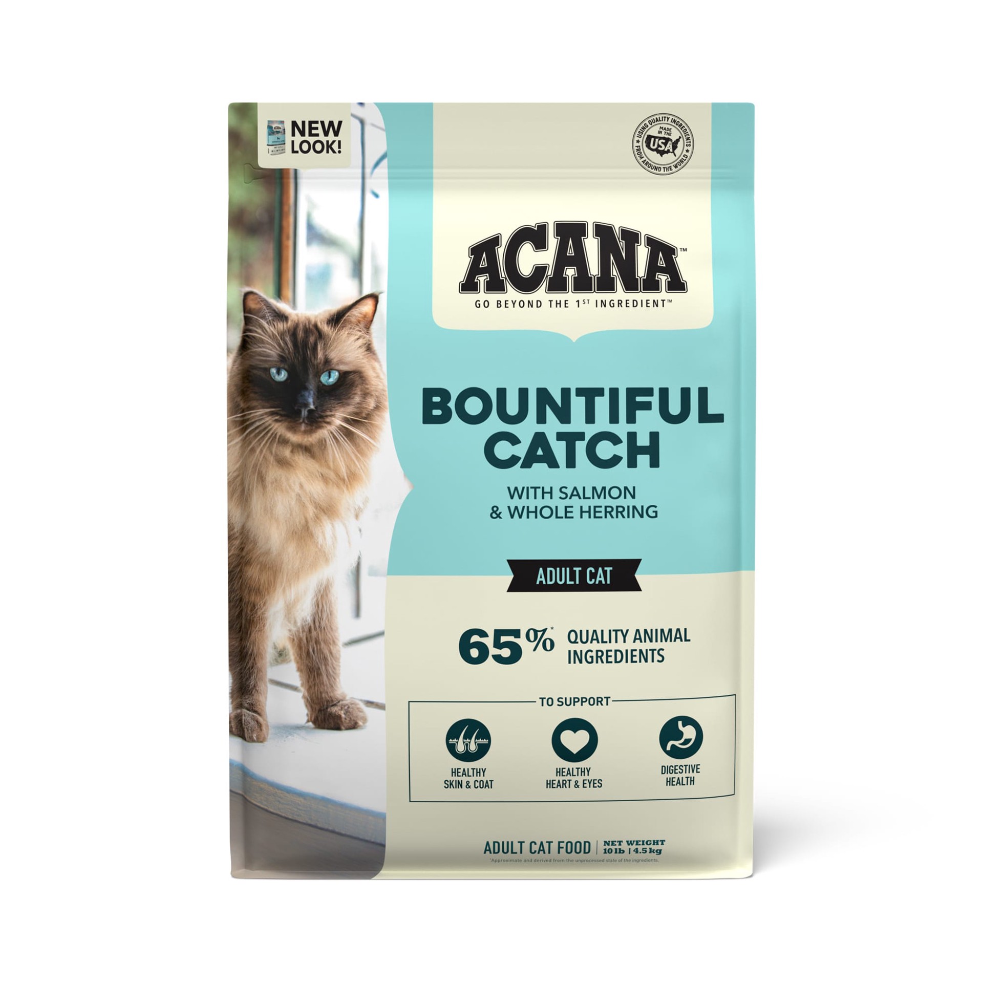 slide 1 of 1, ACANA Bountiful Catch Dry Cat Food, 10 lb