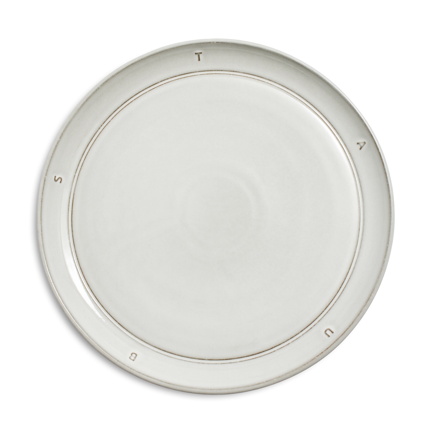 slide 1 of 1, STAUB Boussole Salad Plate, White, 1 ct