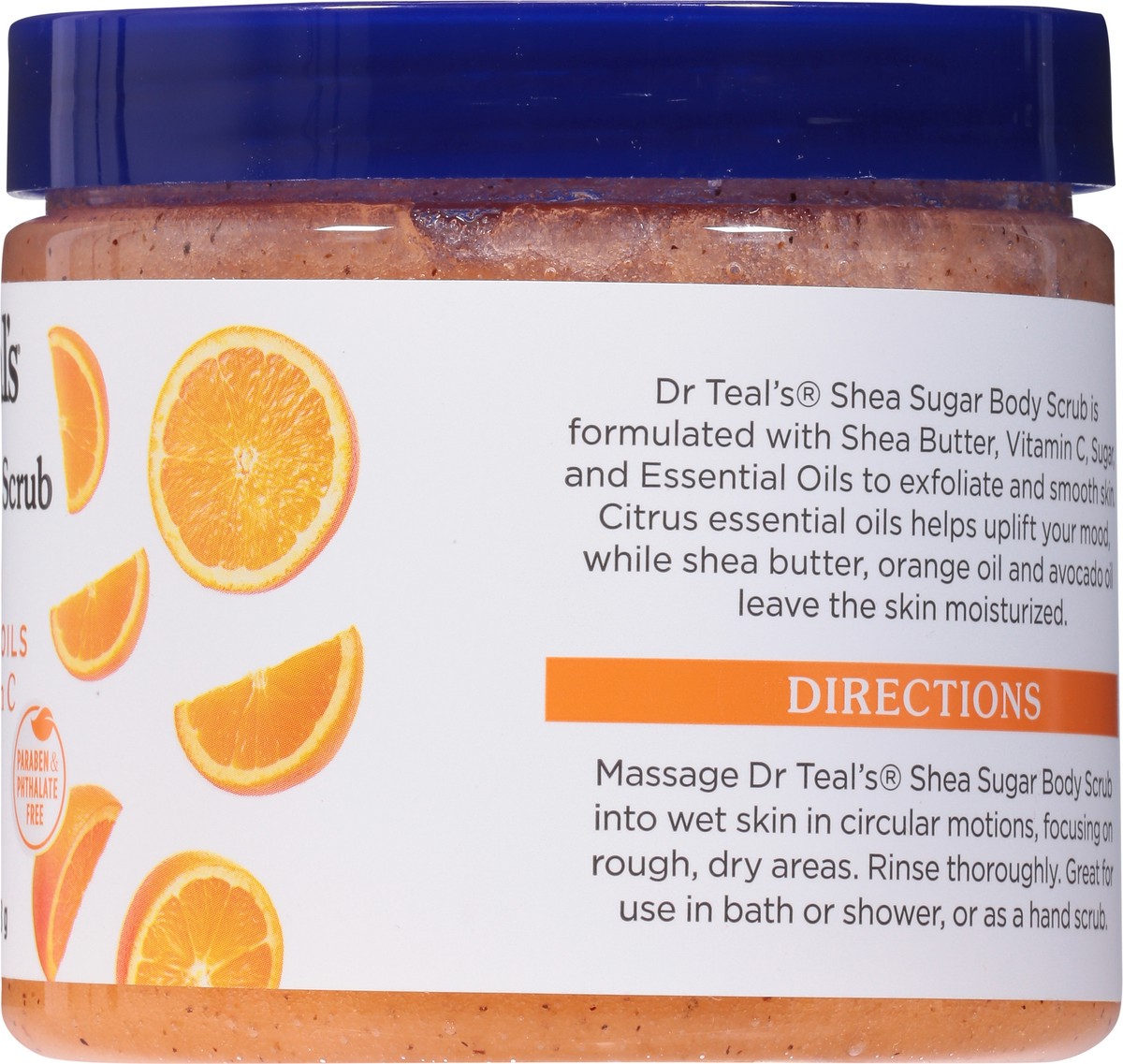 slide 8 of 9, Dr. Teal's Citrus Shea Sugar Scrub 19 oz, 19 oz