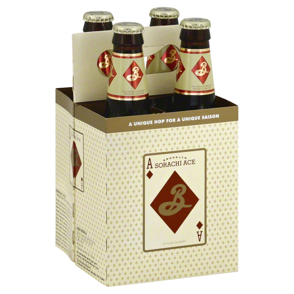 slide 1 of 1, Brooklyn Brewery Sorachi Ace Saison Bottles, 4 ct; 12 oz