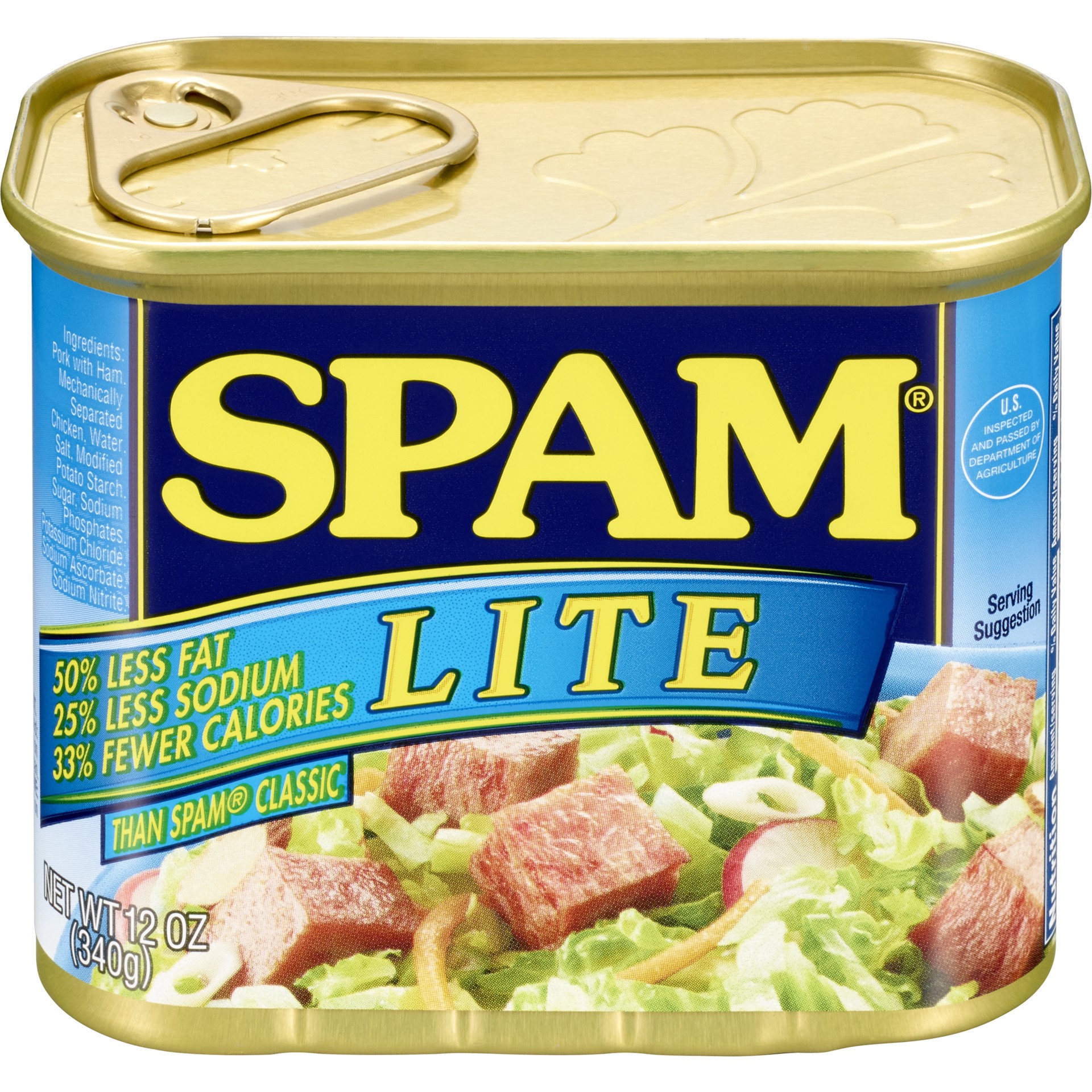 slide 1 of 2, SPAM Lite, 12 oz