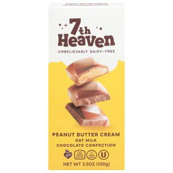 7th Heaven Oat Milk Peanut Butter Cream Chocolate Confection 3.5 oz