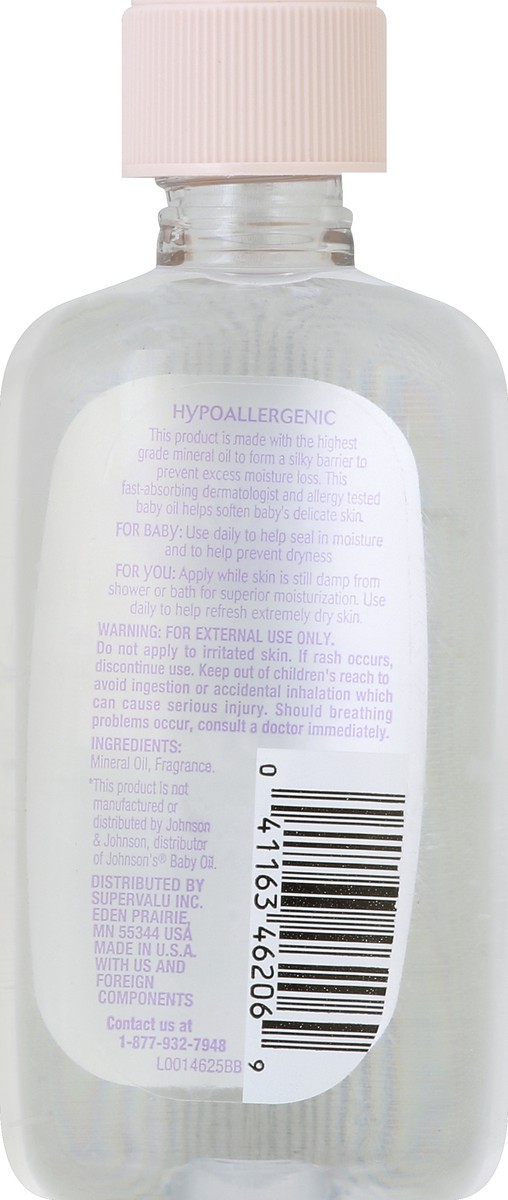 slide 2 of 8, Baby Basics Bottle Baby Oil, 3 fl oz