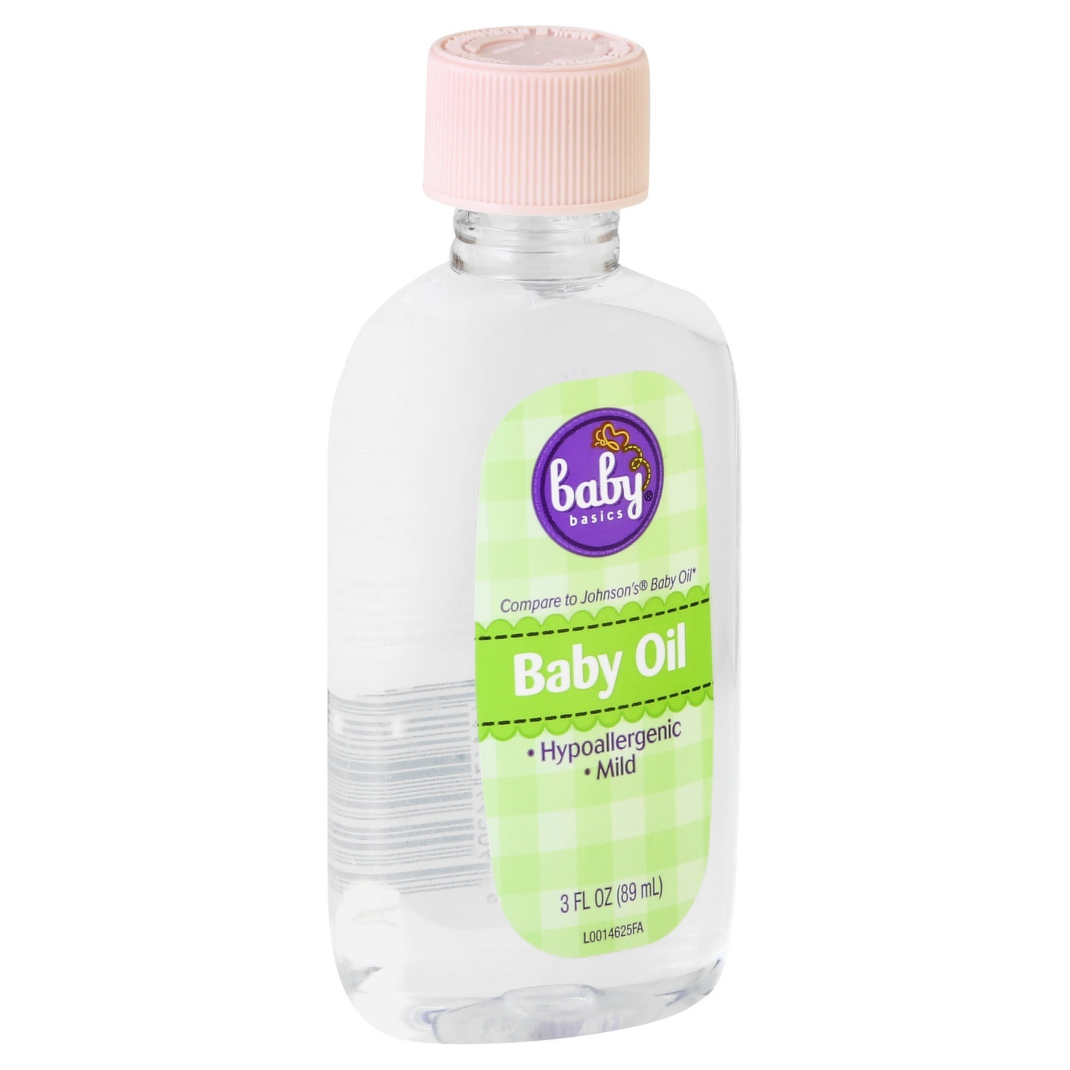 slide 1 of 1, Baby Basics Bottle Baby Oil, 3 fl oz