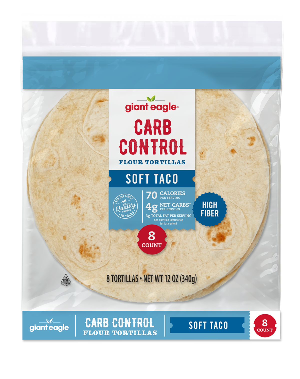 slide 1 of 1, Ge Carb Balance Tortillas 8ct, 8 ct