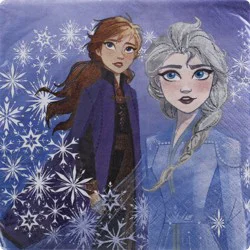 Unique 2 Ply Disney Frozen II Napkins 16 ea