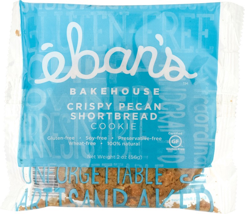 slide 1 of 1, Eban's Crispy Pecan Shortbread Cookie 2 oz, 2 oz