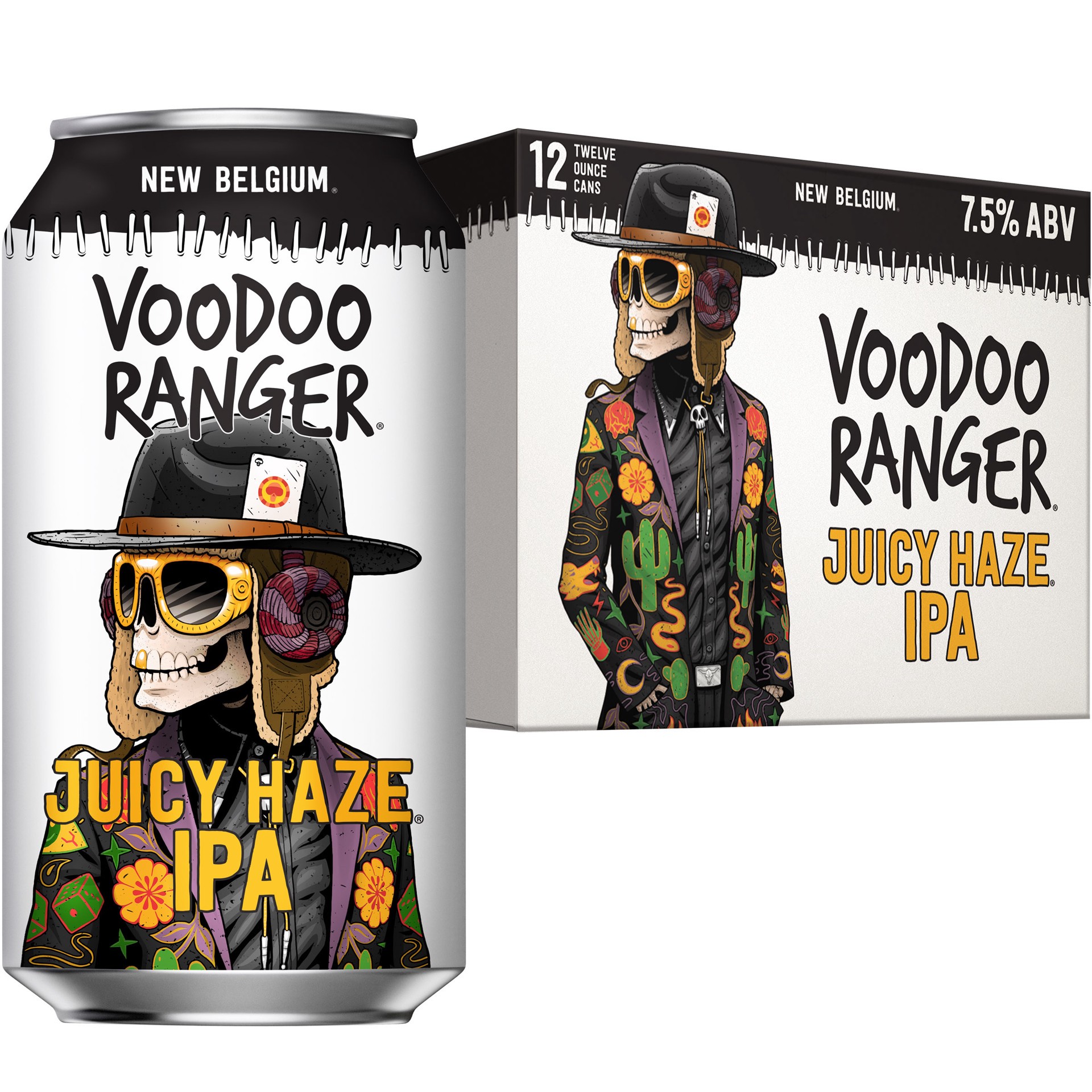 slide 3 of 4, Voodoo Ranger Juicy Haze IPA Beer, 12 ct; 12 oz