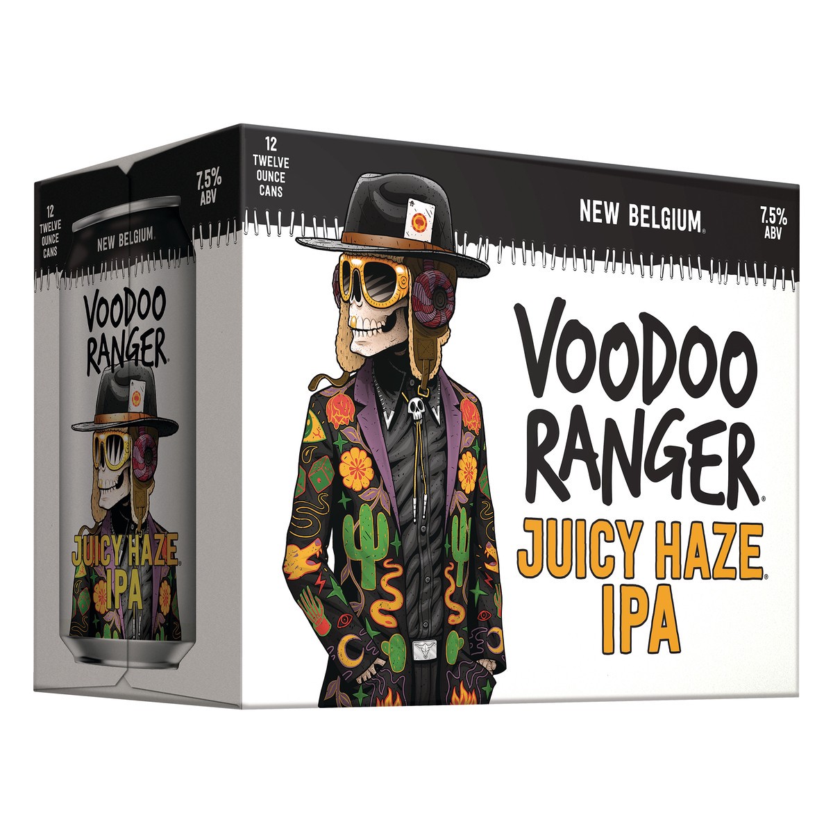 slide 1 of 4, Voodoo Ranger Juicy Haze IPA Beer, 12 Pack, 12 fl oz Cans, 12 ct; 12 fl oz