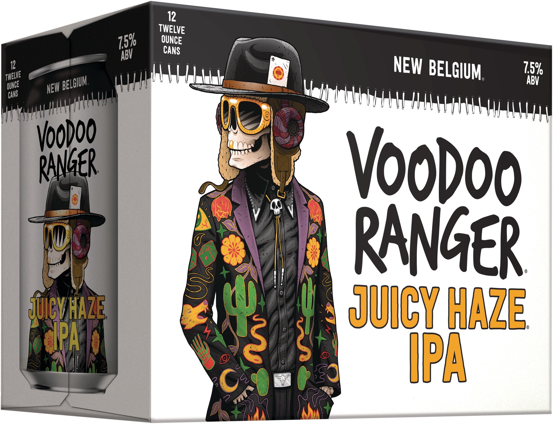 slide 4 of 4, Voodoo Ranger Juicy Haze IPA Beer, 12 ct; 12 oz