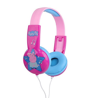 slide 1 of 1, Peppa Pig Kid-Safe Wired Headphones, 1 ct