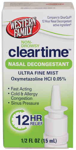 slide 1 of 1, Western Family Nasal Spray Sinus Fine Mist, 0.5 oz