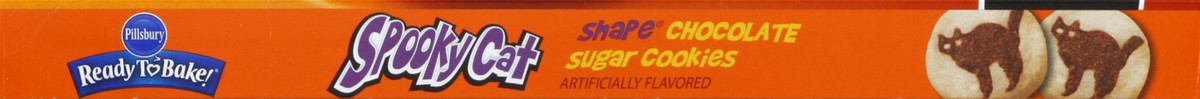 slide 2 of 4, Pillsbury Ready To Bake! Cookies, Chocolate Sugar, Spooky Cat Shape, 24 ct