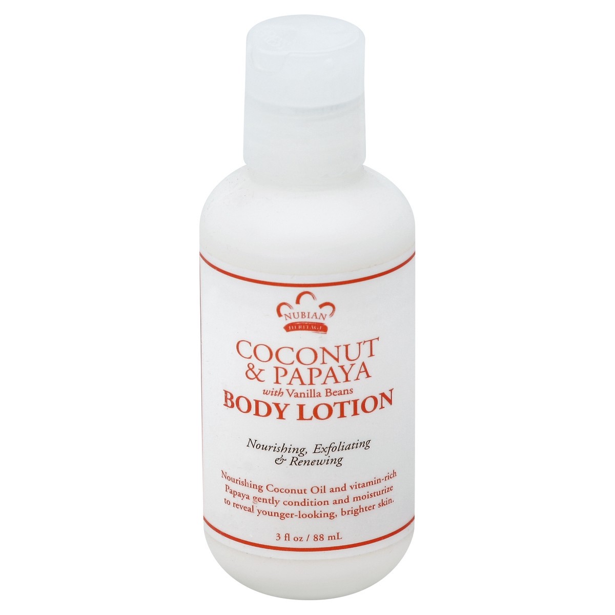 slide 2 of 3, Nubian Heritage Body Lotion 3 oz, 3 oz