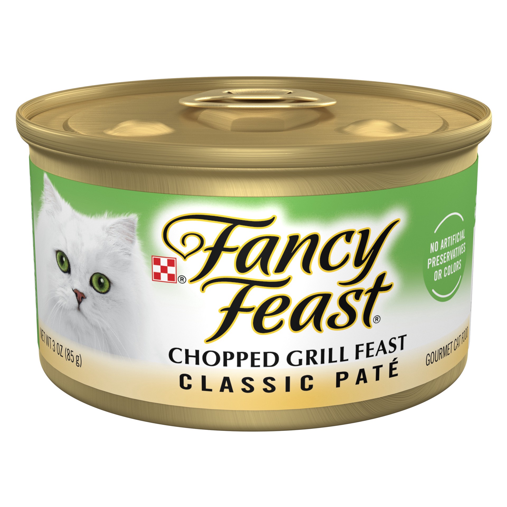 slide 1 of 9, Fancy Feast Purina Fancy Feast Classic Chopped Grill Feast Cat Food, 3 oz