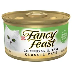 Fancy Feast Purina Fancy Feast Chopped Grill Feast Classic Wet Cat Food Pate - 3 oz. Can