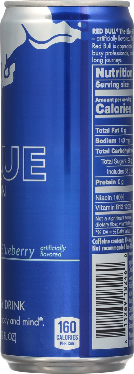 slide 3 of 9, Red Bull The Blue Edition Blueberry Energy Drink 12 fl oz, 12 fl oz