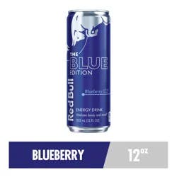 Red Bull Blue Edition Energy Drink, Blueberry, 114mg Caffeine, 12 fl oz Can
