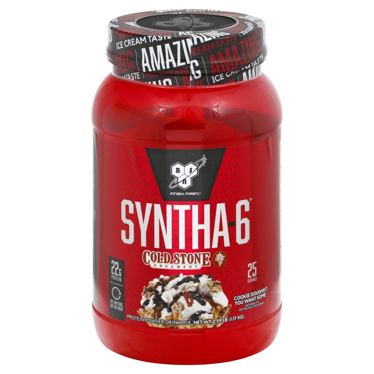 slide 9 of 13, Finish First Syntha-6 Cookie Doughn't You Want Some Protein Powder Drink Mix 2.59 lb, 2.59 lb