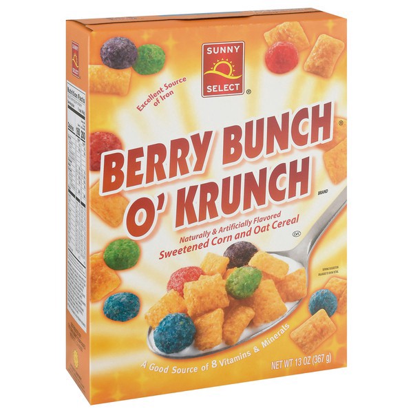 slide 1 of 1, Sunny Select Berry Bunch O' Krunch Cereal 13 oz, 13 oz