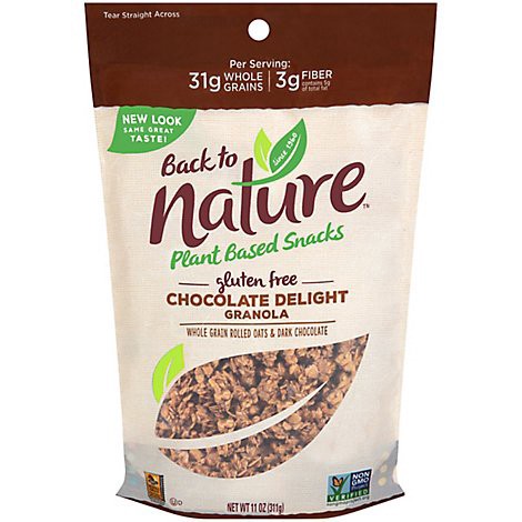 slide 1 of 1, Back To Nature Granola Gluten-Free Chocolate Delight - 11 Oz, 11 oz